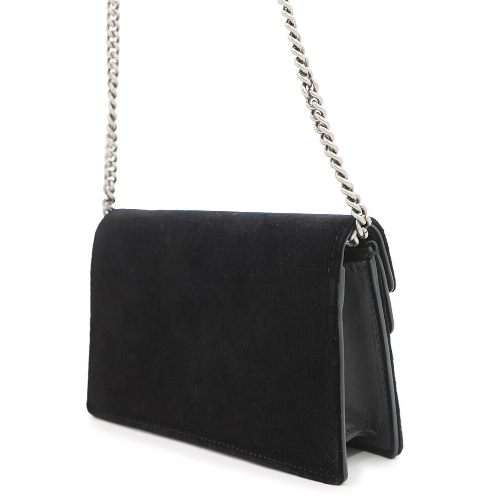 Gucci Dionysus Super Chain Shoulder Bag Velvet Black - Picture 2 of 11